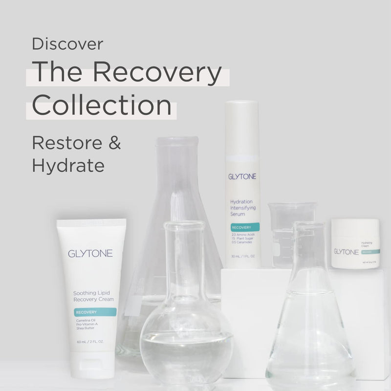Glytone Soothing Lipid Recovery Cream | Face Moisturizer Hydrates, Calms & Restores Skin Barrier with Camelina Oil, Pro-Vitamin A & Shea Butter | Soothing Cream for Dry and Sensitive Skin - 2 fl oz