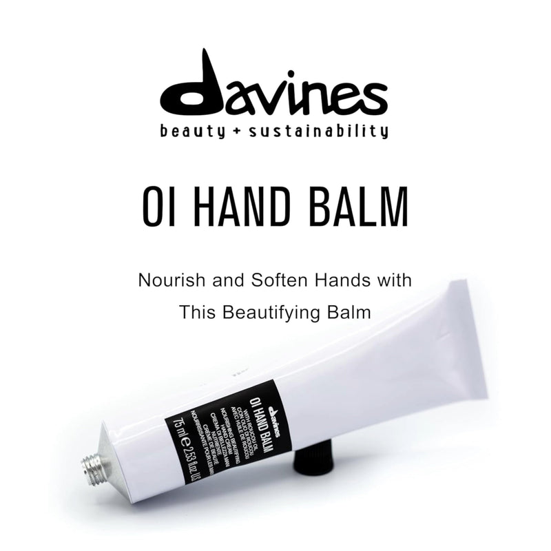 [Australia] - Davines OI Hand Balm, Antioxidant-Rich Nourishment, For All Skin Types, Long-Lasting Hydration, 2.53 Fl. Oz. 