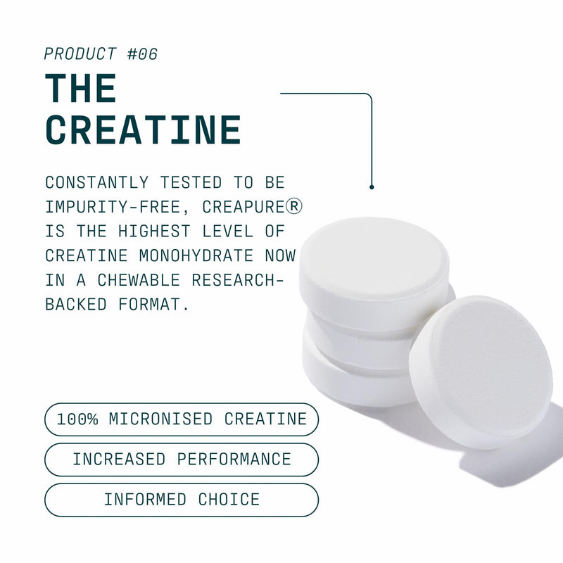 Myprotein The Creatine (Creapure®) Chewable Tablets | 120 Tablets (30 Servings) | Creatine Monohydrate in Easy-Chew Tablet | Supports Strength, Power & High-Intensity Performance (Raspberry) Raspberry