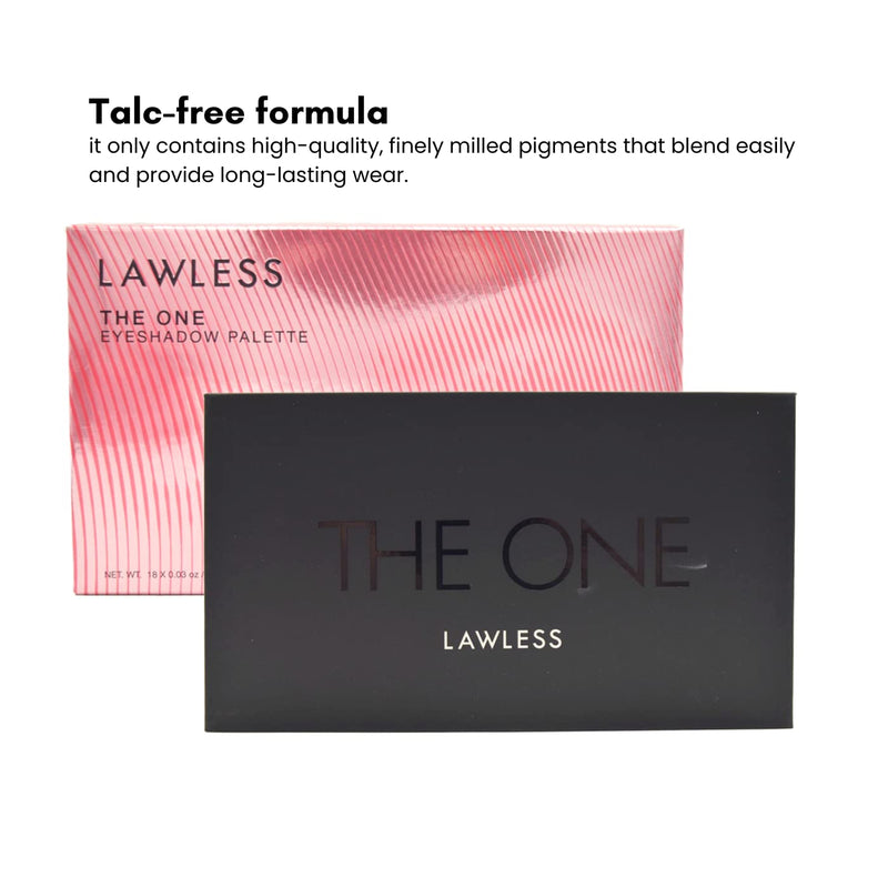 [Australia] - LAWLESS The One Talc-Free Eyeshadow Palette 18 x 0.05 oz/ 1.4 g 