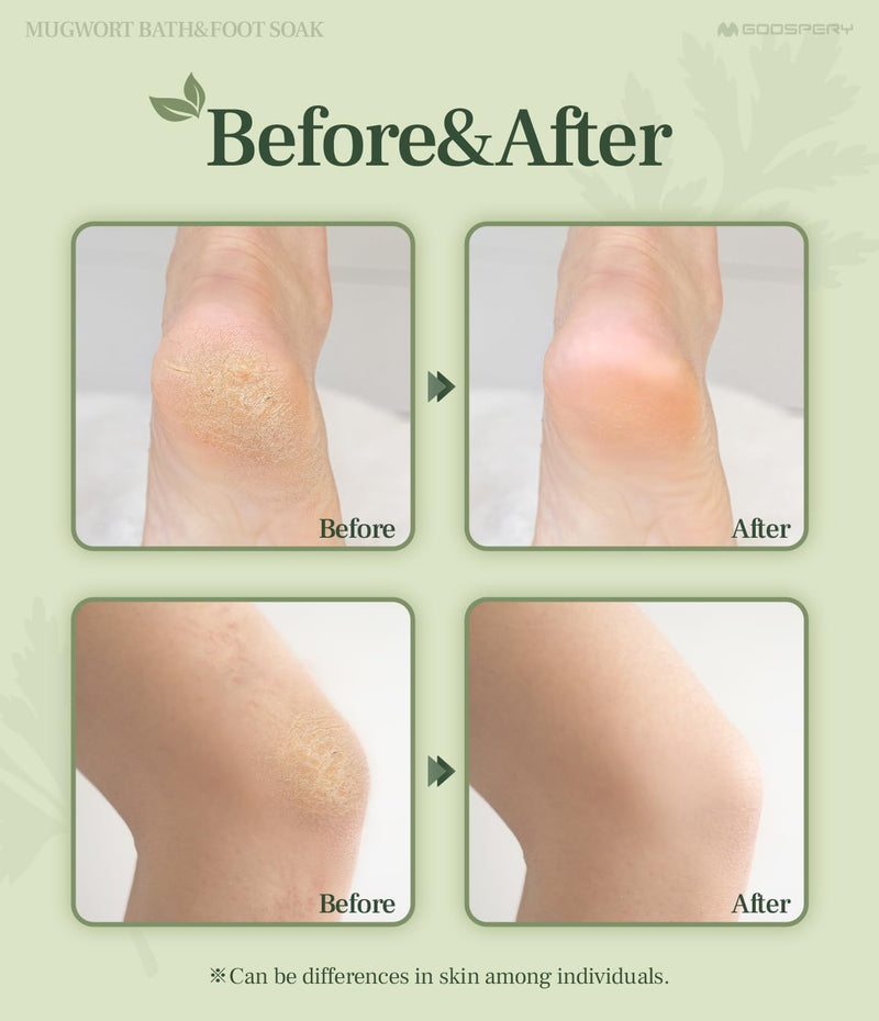 [Australia] - Monage Korean Organic Mugwort Bath and Foot Soak (10 Pack) Natural Home Spa Therapy with Traditional Korean Healing Properties and Relaxation Benefits, Skin Soothing, Muscle Relief, Korean Skin Care 