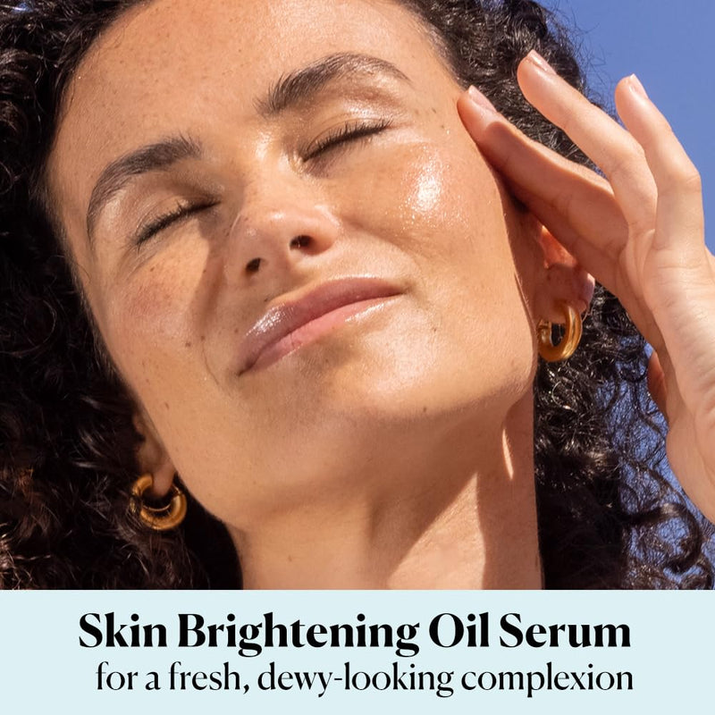 Sky Organics Bright Glow Face Serum,Vintamin C Serum, Helps Rejuvenate Dull Skin, Hydrating, Promotes Brighter-looking Complexion, with Vitamin E, Organic Jojoba Oil & Rosehip Oil, 1 fl oz Vitamin C Serum