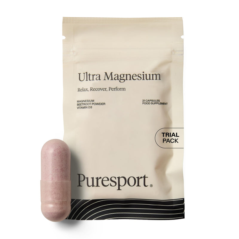 Puresport Ultra Magnesium Supplement Trial Pack (7 Day Supply), Glycinate 3-in-1 Complex, Supports Recovery & Sleep, Boosts Cardiovascular Health, Maintains Electrolyte & Endurance, Travel-Friendly 21 count (Pack of 1)