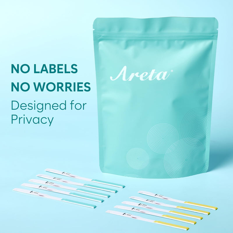 Areta Ovulation & Pregnancy Test Strips, 20 LH + 10 hCG Combo Kit | At-Home Fertility Tracking; Convenient LH and hCG Testing; Expiration Date 11/17/2026 20LH+10HCG