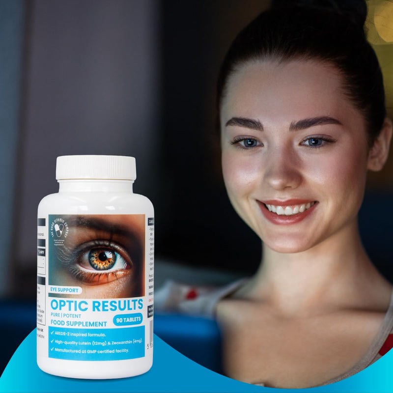 Simple Eye Health Supplement for Screen Users & Digital Lifestyles – Lutein & Zeaxanthin Tablets – Carotenoids - Supports Vision in a Digital World – 1-A-Day – UK Made - 90 Vegan GMO-Free Tablets