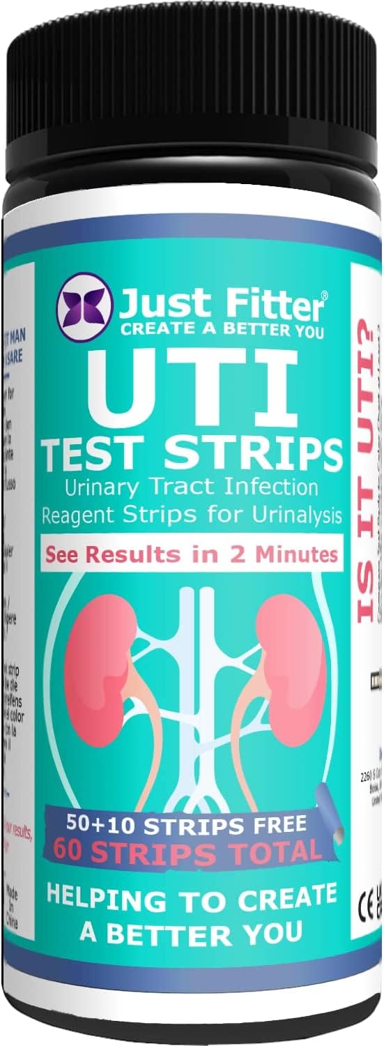 [Australia] - UTI Urine Test Strips. Urinary Tract Infection Strip. Simple, Fast and Accurate Results. Urinalysis Home Testing Stick Kit for Nitrite and Leukocytes. 1 Bottle 