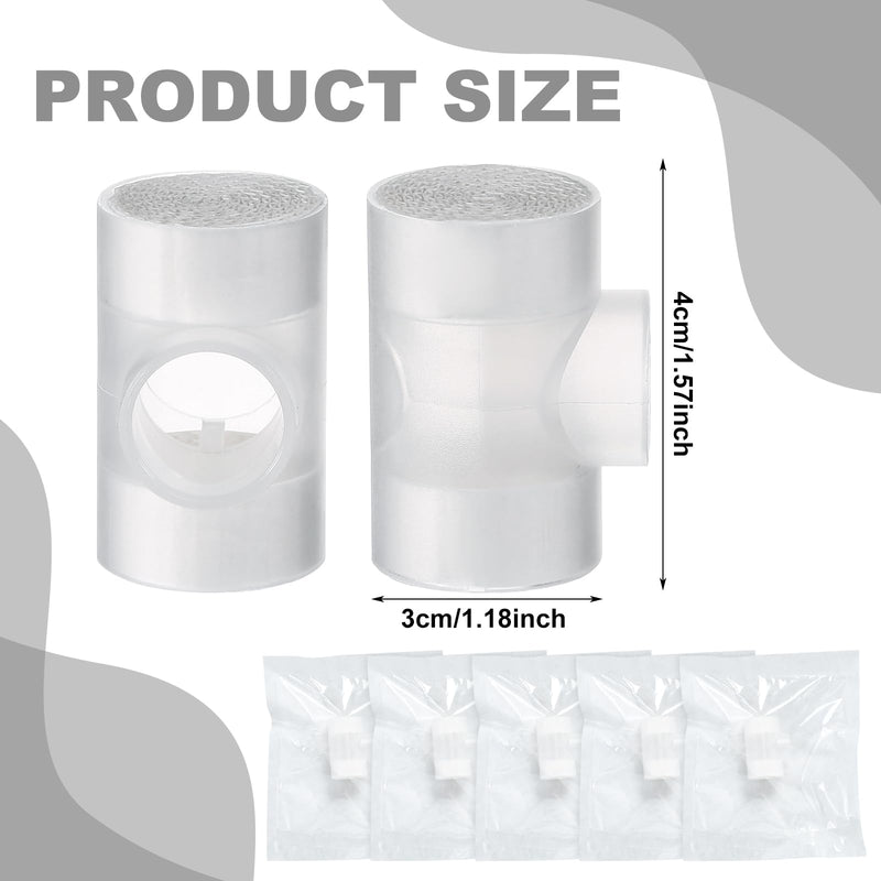 [Australia] - 50 Pcs Tracheostomy HME Heat Moisture Exchanger Individually Package Tracheotomy Humidifier Tracheostomy Supplies 50 