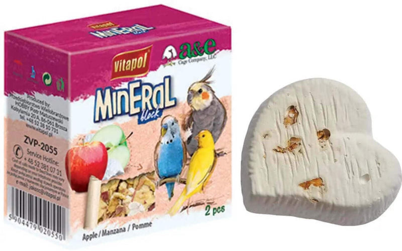 a&e Cage Company Orange Infused Bird Mineral Block - PawsPlanet Australia
