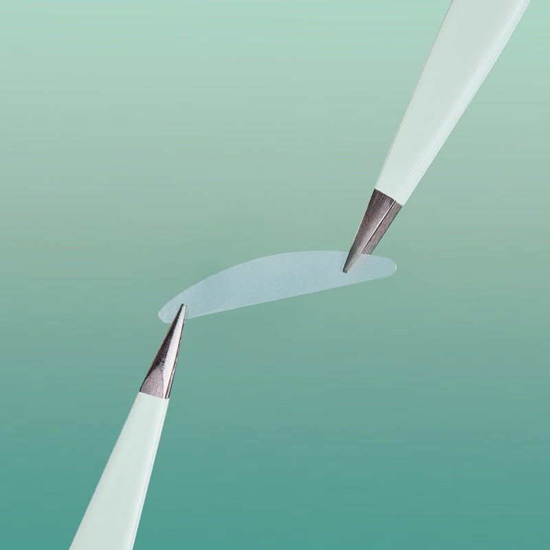 Contours Rx Precision Tweezers – Needle Nose Stainless Steel Tweezer for Lids by Design Placement, Eyebrow Grooming & Lash Application – TSA-Approved, 4 inch 4in.