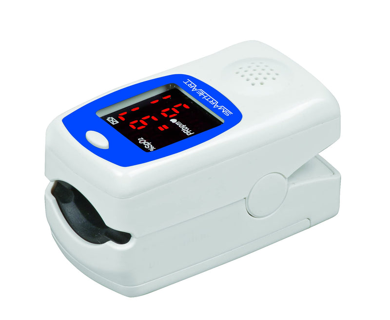 [Australia] - SmartHeart Talking Pulse Oximeter | Audible Result Announcement | Blood Oxygen Saturation | Complete System Monitor Lanyard and Batteries | Portable Spot-Check Monitoring 