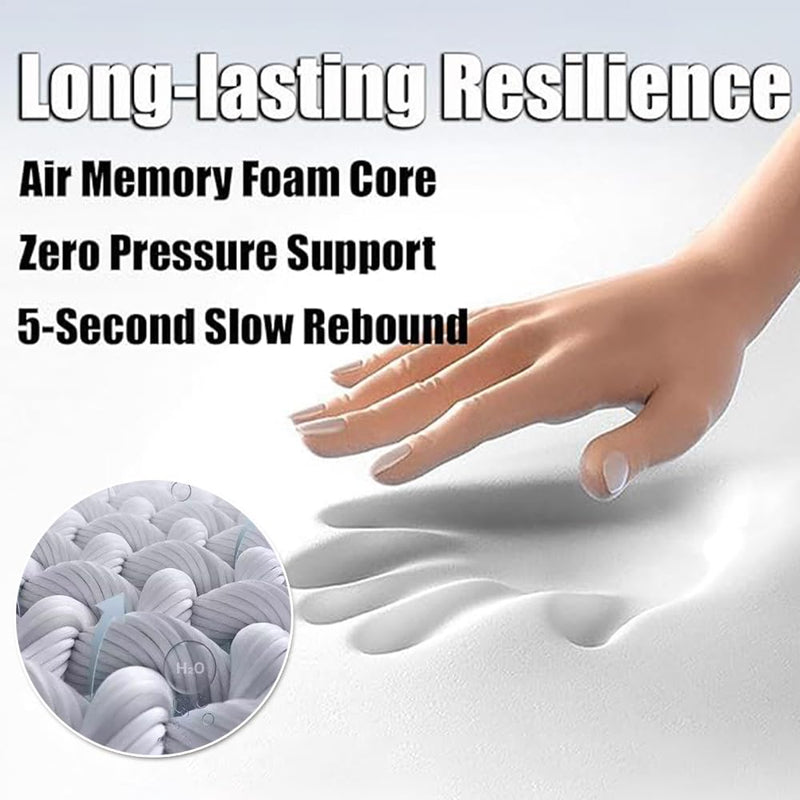 Massage Table Face Down Pillow,Memory Foam Face Massage Pillow,SPA Beauty Face Relax Headrest,Beauty Salon Pad Head Support Grey