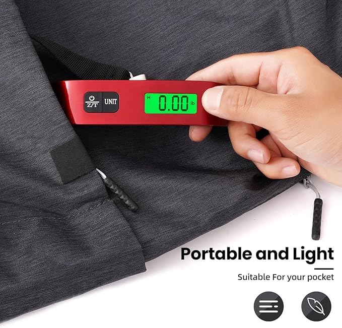 BAGAIL 10 Set Packing Cubes and Digital Luggage Scale