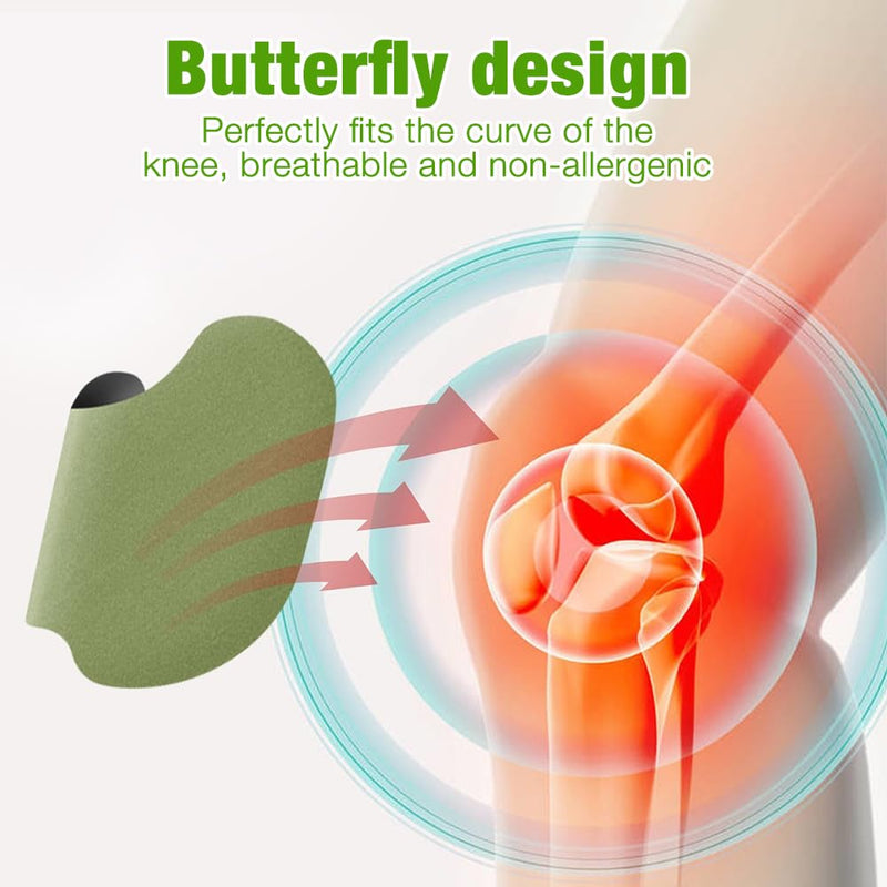 [Australia] - FENGQ Pain Relief Patch, Pack of 20 Pain Relief Patches, Knee Pain Relief Patch Wormwood Knee Patch, Heat Patch, Pain Relief for Knees, Neck, Back and Sore Muscles 
