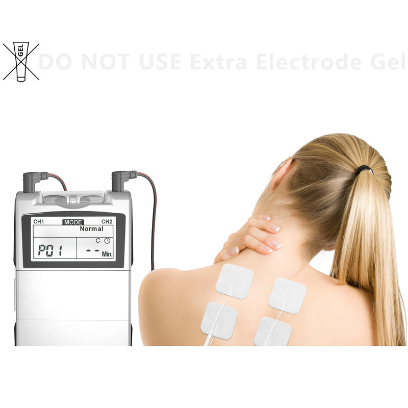 iStim Tens Unit Stimulator Machine - EV820 with 8 Electrodes Japanese Gel for Pain Management, Back Pain and Rehabilitation