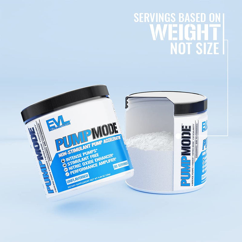 [Australia] - EVL PumpMode Nitric Oxide Supplement - Nitric Oxide Booster Pump Pre Workout Powder with Glycerol and Betaine for Muscle Recovery Growth and Endurance - Stim Free Pre Workout Drink (Unflavored) Unflavored 