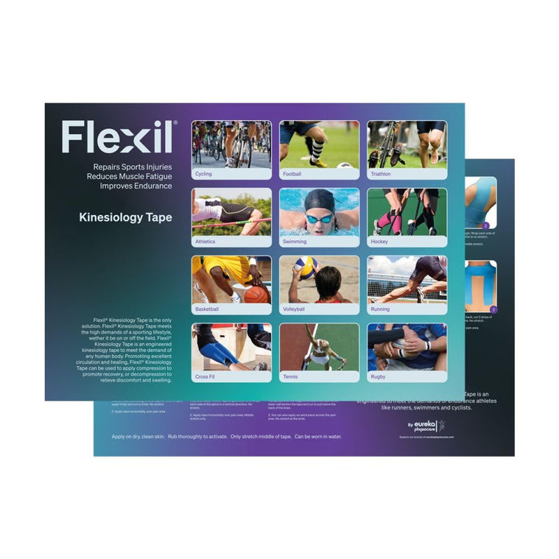 FLEXIL Premium Kinesiology Tape for Sports & Recovery - 5cm x 32m Athletic Muscle & Knee Support with 5-Day Hold - Waterproof, Latex-Free Medical Tape for Injury & Pain Relief (Beige) Beige
