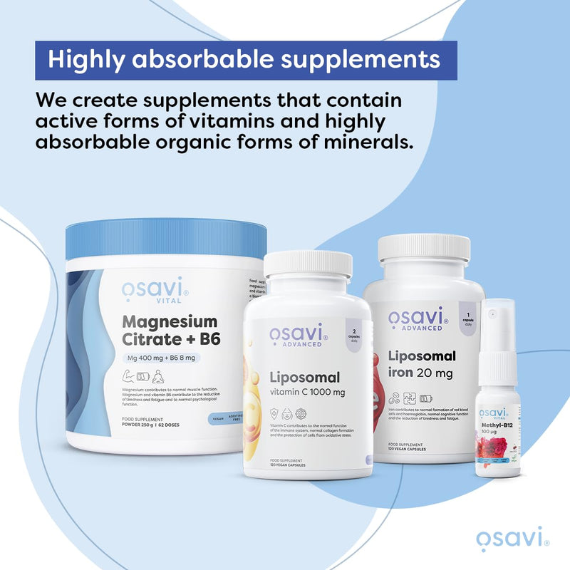 Osavi Vitamin D3 + K2, 4000 IU + 150 μg – 120 Softgels | Supports Bone, Teeth & Immune Health | High–Potency Formula with Quali®–D & K2VITAL® | MCT Oil for Optimal Absorption