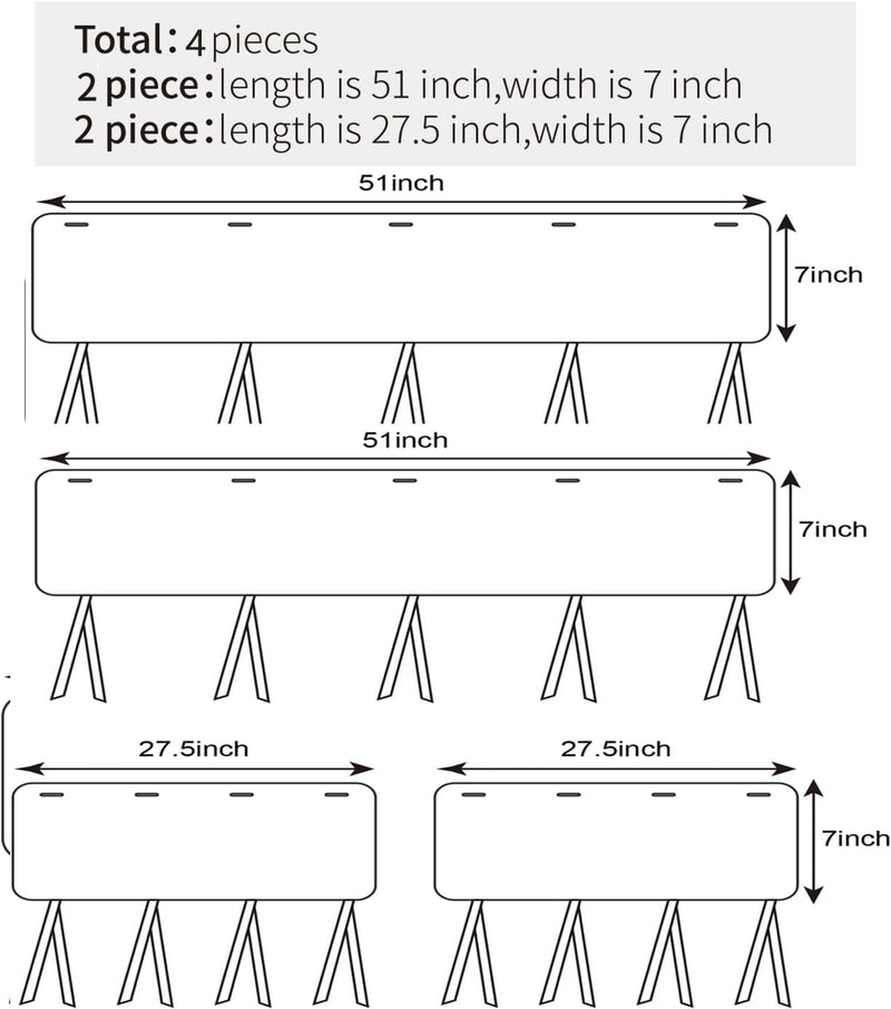 [Australia] - 4 in 1 Breathable Crib Rail Covers for Life Size Cribs,White Soft Anti-Collision Strip Corner Covers,Protect Baby Teeth and Save Crib Rails, Rail Edge Protector Strip (White-4pc) White-4pc 