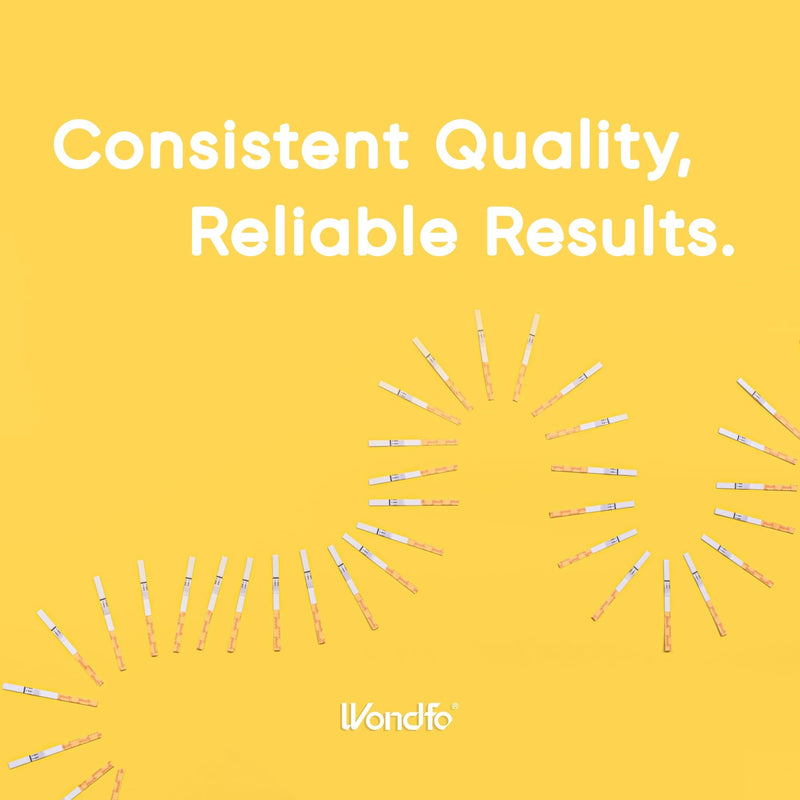 Wondfo 3.5mm Early Result Pregnancy Test Strips -Get Results 6 Days Sooner | Pruebas de Embarazo Highly Sensitive Pregnancy Test Strips,Simple Home Urine Dip Test 10 Packs 10 Count（3.5mm，10mIU/ml）