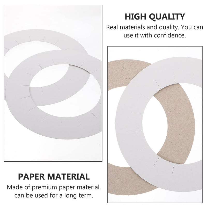 [Australia] - 30pcs Wax Machine Mat Wax Warmer Collar ing Machine Mat Hair Removal Kit Cloth Strips ing Protection Collars s Warmer Ring Paper Lining White 