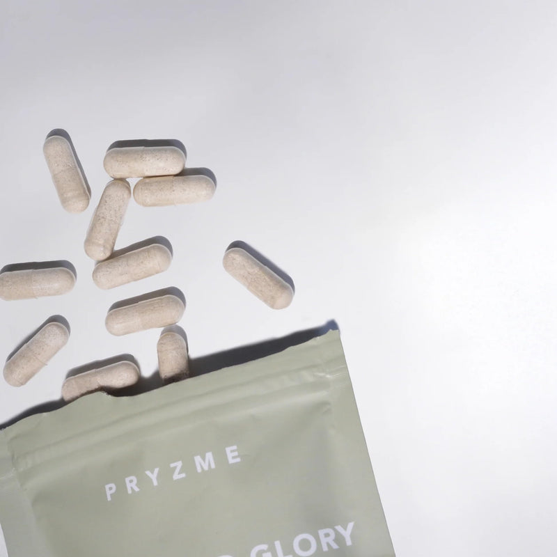 PRYZME Crown & Glory Vegan Hair Food Supplement, 60 Capsules