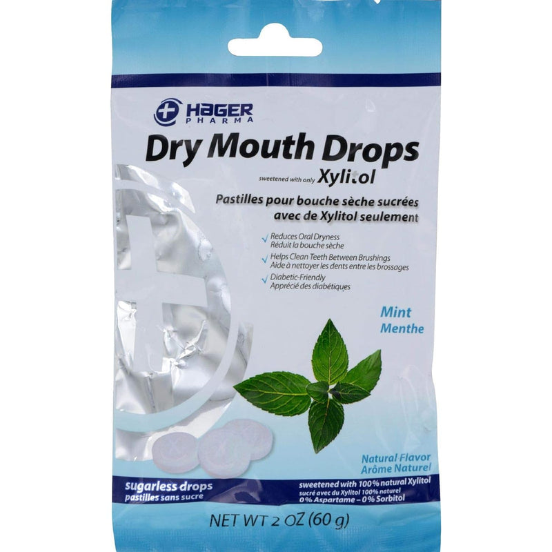 [Australia] - Dry Mouth Drops - Mint - Gluten Free - 2 oz (Pack of 2) 