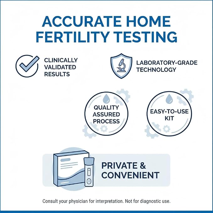 Male Fertility Home Test Kit for Men-Trak Plus Male Fertility Testing System- Easy to Read Results, Over 98% Accurate - Shows Normal or Low Sperm Count