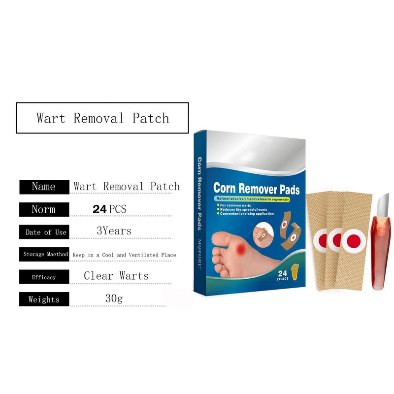[Australia] - Corn Remover,Corn Removers for Feet Extra Strength,24 Pack Removes Corns Fast (24pcs) 24pcs 