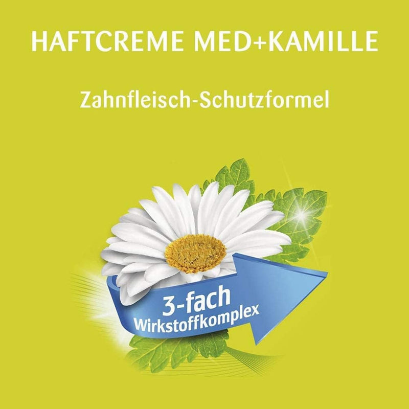 [Australia] - Kukident Professional Adhesive Cream Med + Chamomile - Adhesive for Dental Prostheses - Strong Hold, Extra Gum Protection - 1 x 40 g 1x 40 g. 