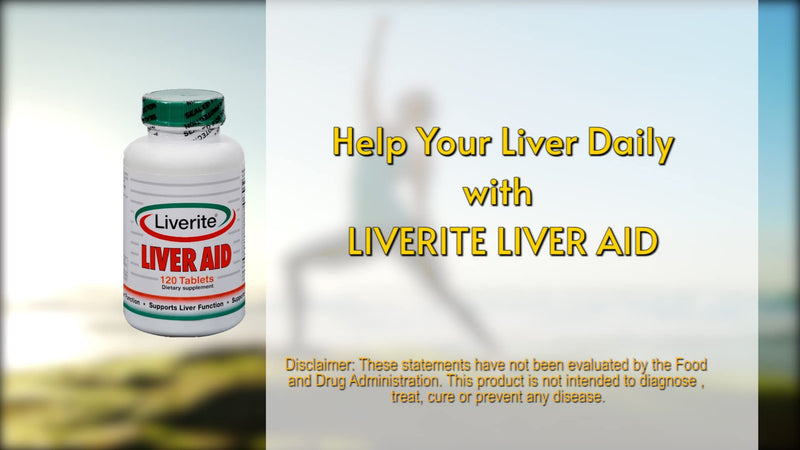 [Australia] - LIVERITE Liver Aid 2-Pack 120 Tablets (Total 240ct) Liver Support, Liver Cleanse, Liver Care, Liver Function, Energy. 
