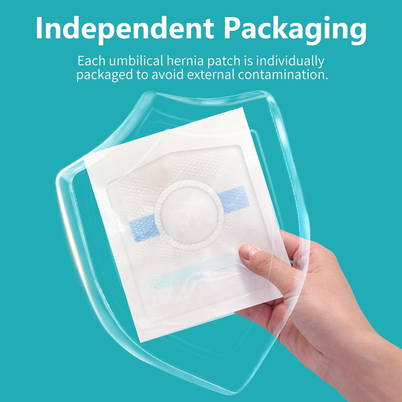 [Australia] - Baby Belly Navel Patches(15 Pieces), Hernia Patch,Belly Button Shaper with Waterproof Cotton Pads,Umbilical Hernia Belt Baby,Baby Belly Button wrap 8×8cm 8*8cm 