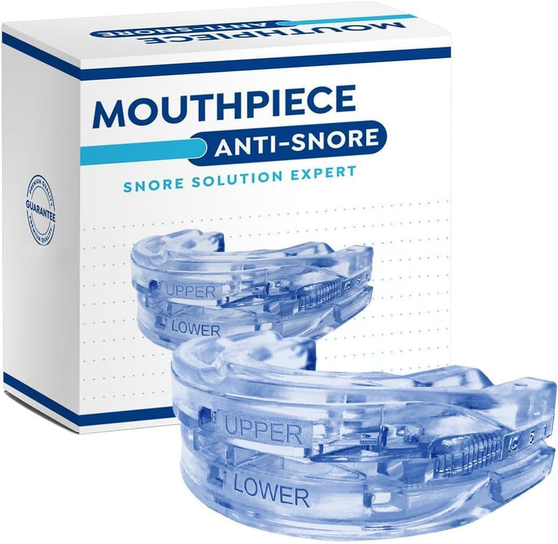 [Australia] - Snoring splint, anti-snoring splint, snoring stopper, snoring-free pro, snoring splint for men and women, anti-snoring mouthpiece (blue, 1 generation) blue 