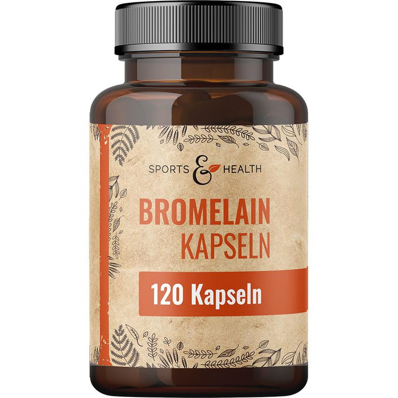 [Australia] - Bromelain capsules - 3600 F.I.P - 550 mg per capsule - 120 capsules - enzymes from pineapple - high-dose bromelain - vegan 