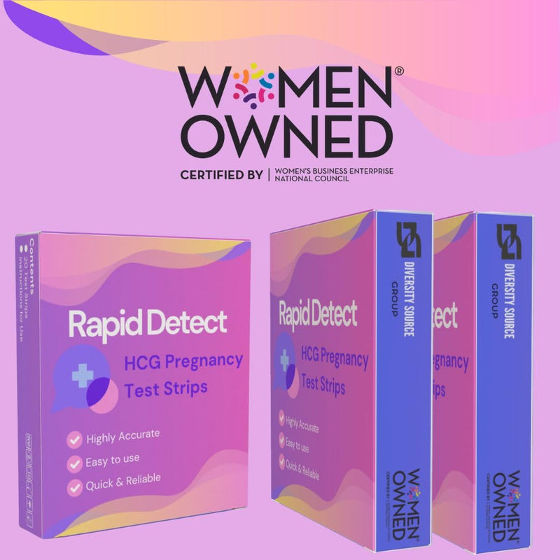 Rapid Detect HCG Pregnancy Test Strips (20 Count) Easy to Use, Home Pregnancy Test Strips, Indivdually Wrapped & Reliable