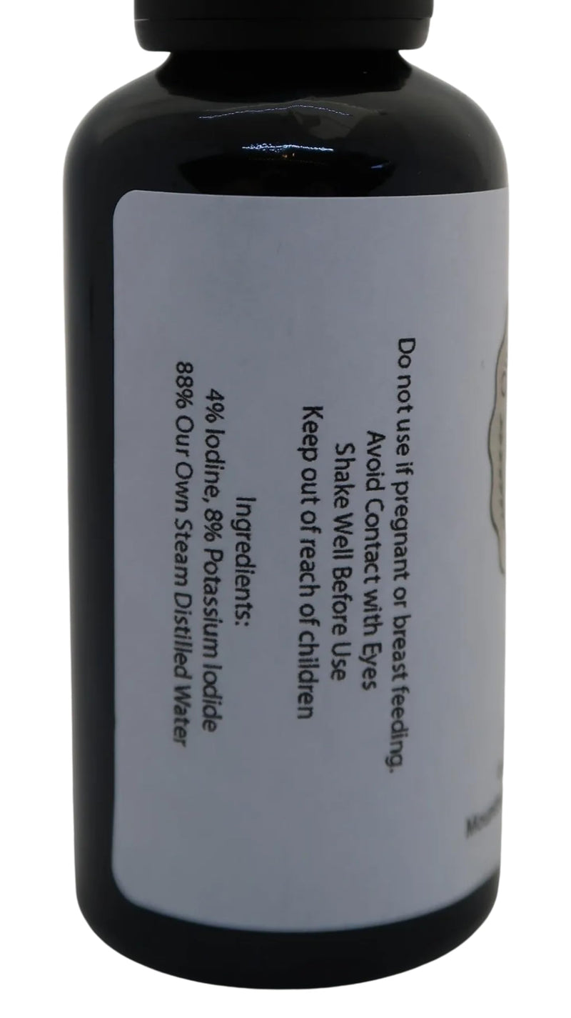 Lugols Iodine Solution 12% - 110ml - with Glass Pipette 110 ml (Pack of 1)