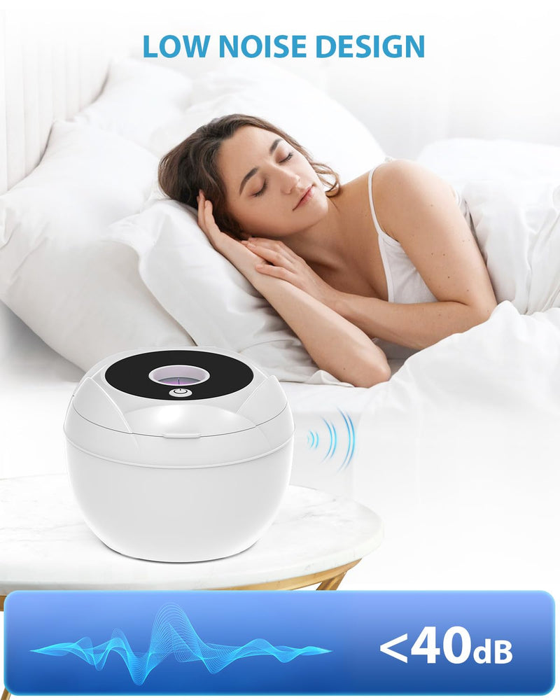 [Australia] - Retainer Cleaner Machine, 45kHz Portable Ultrasonic Cleaner, 4 Cleaning Modes, 200ml Stainless Steel Tank, Digital Timer, Includes Tweezer & Drain Basket for Jewelry, Glasses, Watches, & More White 