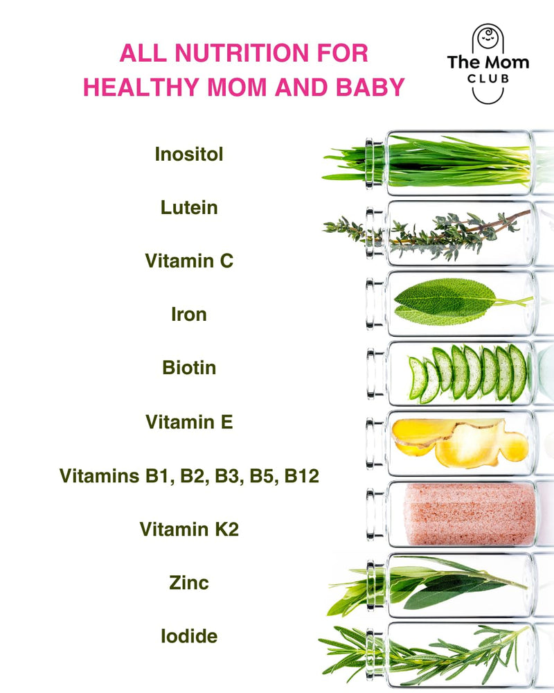 Pregnancy Vitamins – 2nd Trimester – Support for Energy, Immunity & Baby Growth Weeks 13 to 27 – Prenatal Multivitamin with Iron, B Vitamins, Inositol & Lutein – 30 Vegan Capsules – 1 Month Supply Second trimester: Weeks 13–27