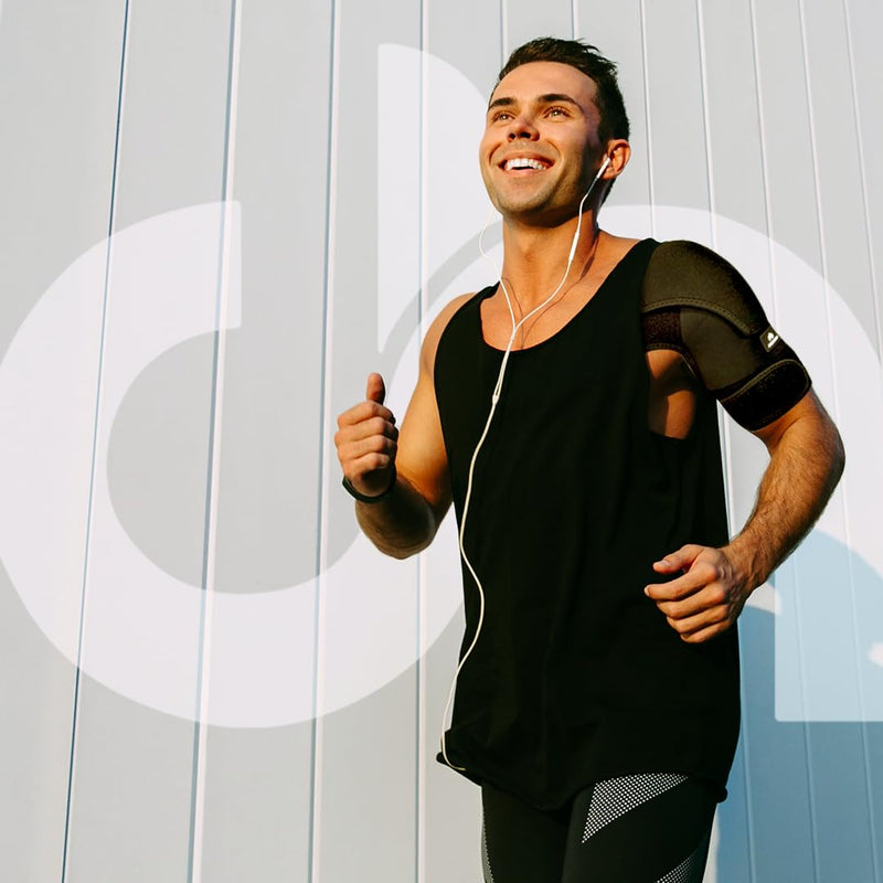 COPPER HEAL – Shoulder Adjustable Clamp Compression Sleeve for Men Women's Support, for Better Back Posture Arm Right & Left Pain Rotator Neck with Stability Sports Pad Gym Ice Strap