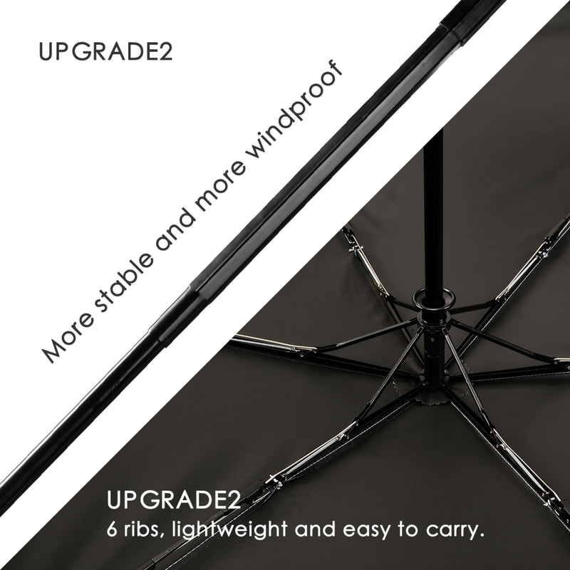 JIPONI Travel Umbrella Personalized Automatic Folding Umbrellas Windproof UV Proof Sun Rain Umbrella 3 Rooster