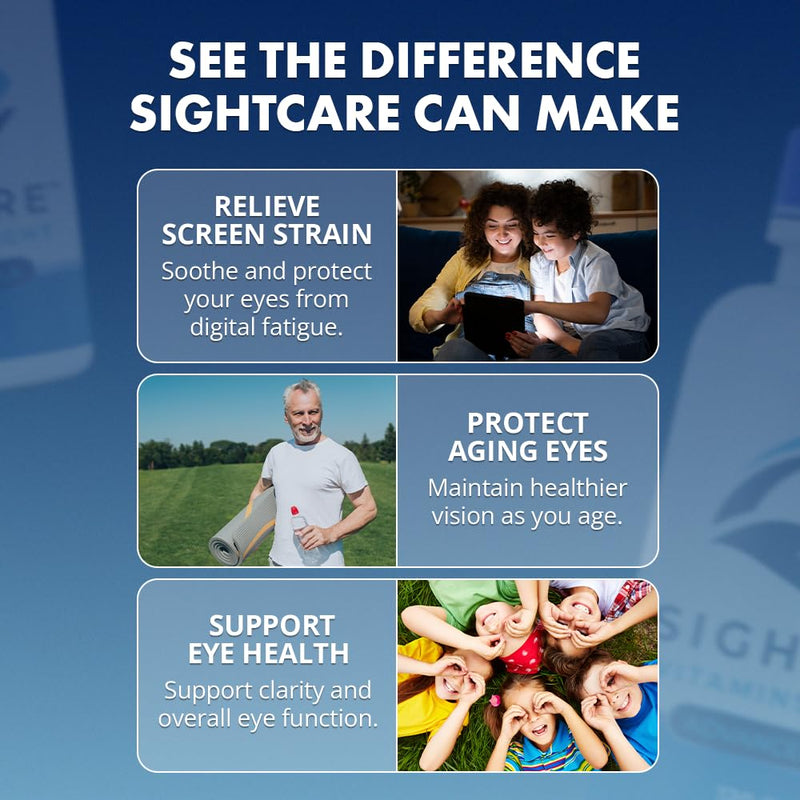 [Australia] - SightCare Lutein and Zeaxanthin Supplements ‚Äì AREDS 2 Eye Vitamins Formula for Macular Health & Blue Light Support ‚Äì Includes Vitamins A, E, B12, Quercetin, ALA, Rutin ‚Äì 60 Capsules 