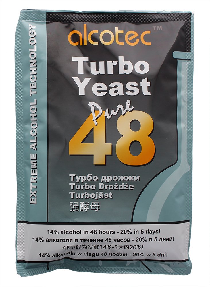 3X Alcotec 48 Pure Turbo Super Yeast Packets High Alcohol 20% Homebrew Vodka