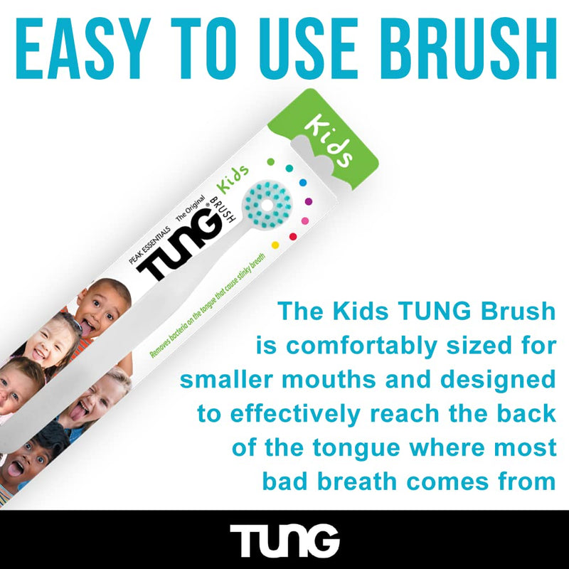 [Australia] - Tongue Cleaner for Kids, Childs Tongue Scraper, Kids Tongue Brush, Children’s Tongue Cleaner Brush, Tongue Scrubber, Made in America, Set of 2 2 Count (Pack of 2) 