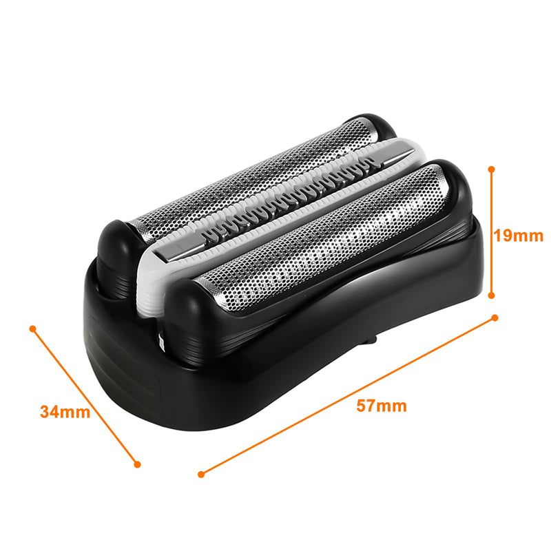 [Australia] - Braun Series 3 Replacement Head, Compatible with Series 3 Men's Electric Razor Replacement Shaver Head - 32B Electric Shaver Replacement Head Foil and Cutter Cassette Replacement Head 32b 