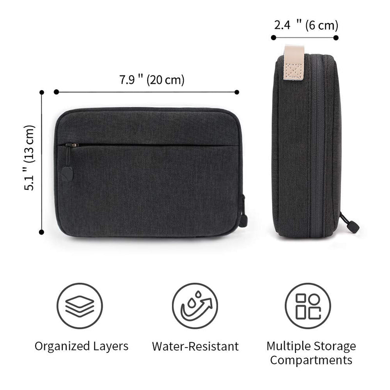 pack all Packing System Bundle | Electronic Organizer & 20L Foldable Backpack (Black)