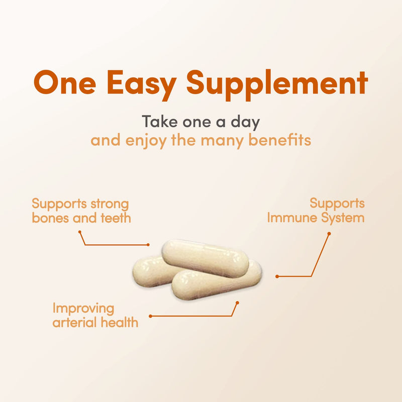 ADK 10-90 Capsules I Vitamin D3 K2 & A, Multivitamin Supplement for Stronger Bones, Teeth & Heart* and Normal Blood Pressure*, High Potency Vitamin ADK with Vitamin D3 10,000 iu