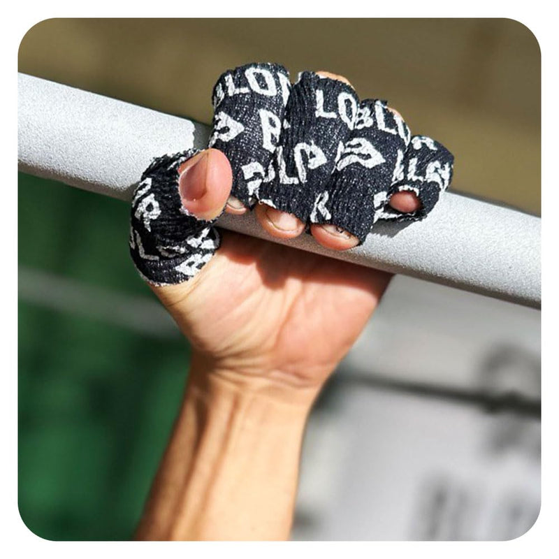 Blor Elastic Tape with Glue for Crossfit and Hookgrip, Hypoallergenic, Flexible Maximum Hold and Elasticity Comfort and Resistance for Your Workouts (4) 4
