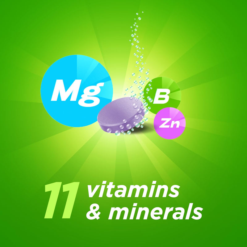 Berocca Vitamin C Effervescent Tablets - Including B Vitamins, Magnesium, Calcium & Zinc - Support Energy Release & Immune System - 45 Tablets - Blackcurrant Flavour