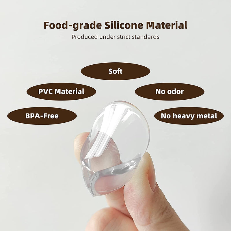 [Australia] - Corner Protectors Guards - Furniture Corner Guard & Edge Safety Bumpers - Baby Proof Bumper & Cushion to Cover Sharp Furniture & Table Edges - Clear and Transparent - (12 Pack) 12 Count (Pack of 1) 