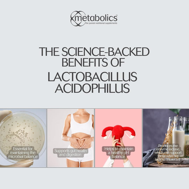 Lactobacillus Acidophilus, Lactobacillus - Pot of 90 Capsules Containing 500mg
