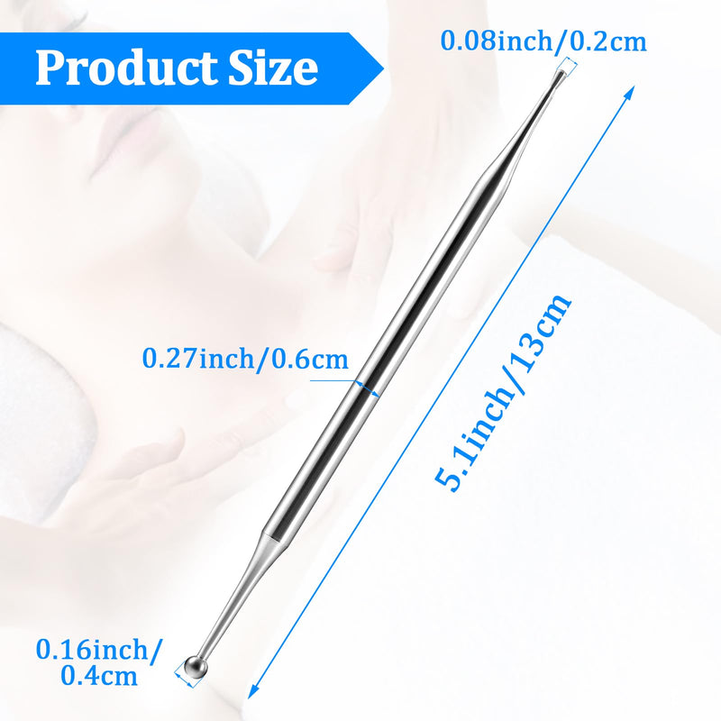 [Australia] - Acupuncture Pens, Reflexology Tools for Face Body Muscle Relax Trigger Point Massage Fascia Tool, Pressure Release for Feet Legs Arms Shoulders Neck Back - Stainless Steel 